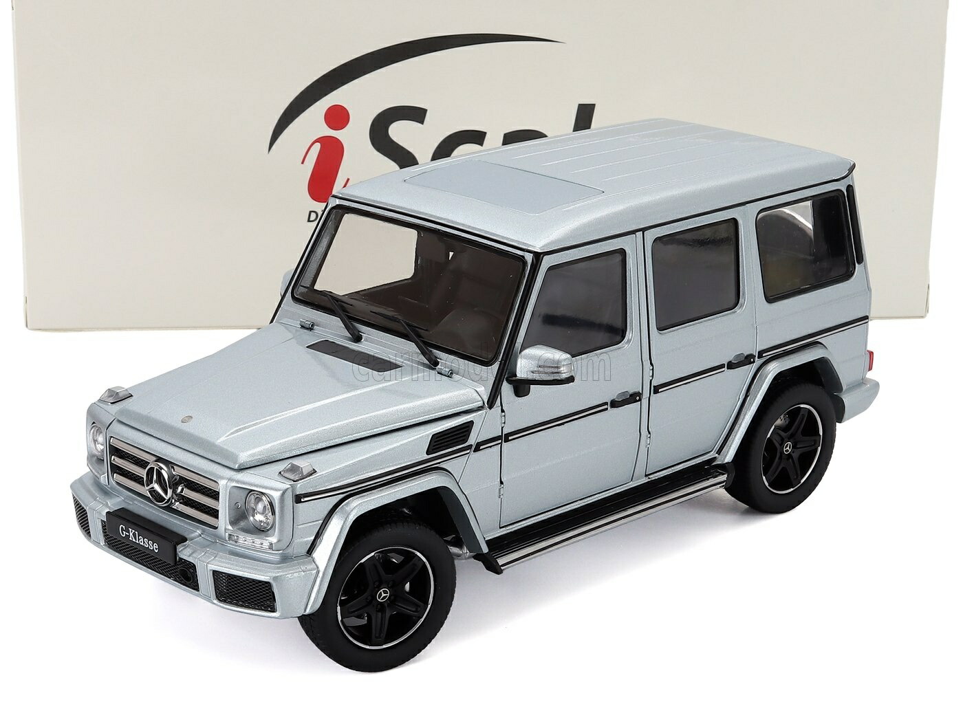 ミニカー 1/18 メルセデス ベンツ G社会階級 I-SCALE 1/18 MERCEDES BENZ G-CLASS (W463) 2015 SILVER 180043