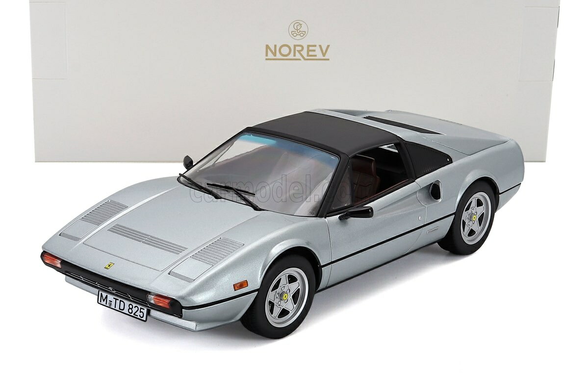 ミニカー 1/18 フェラーリ 308 GTS NOREV 1/18 FERRARI 308 GTS 1982 SILVER 187934