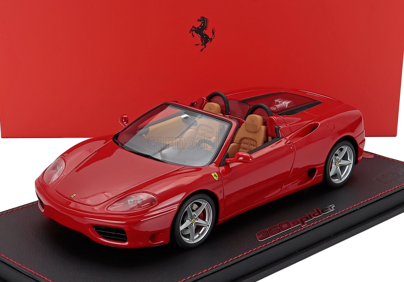 ミニカー 1/18 フェラーリ 360 モデナ BBR-MODELS 1/18 FERRARI 360 MODENA SPIDER 1999 AUTOMATIC GEAR BOX ROSSO CORSA - RED P18233A-VET