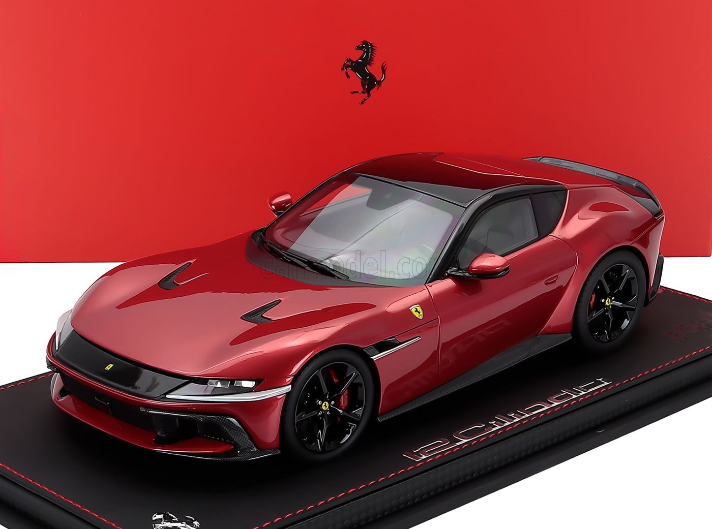 ミニカー 1/18 フェラーリ 12 チリンドリ BBR-MODELS 1/18 FERRARI 12CILINDRI COUPE V12 830cv 2024 ROSSO IMOLA - RED MET P18248F1-VET
