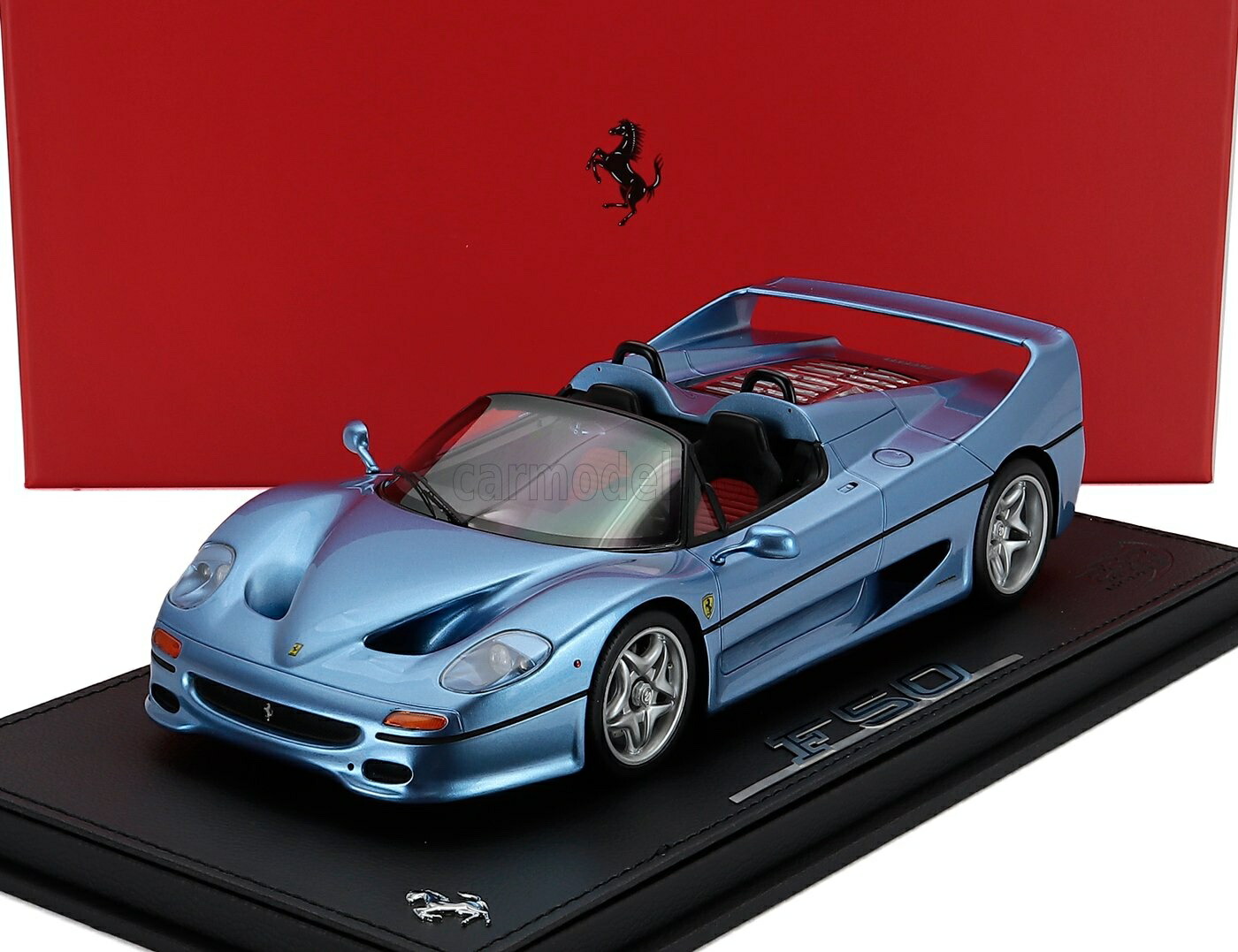 ミニカー 1/18 フェラーリ F50 BBR-MODELS 1/18 FERRARI F50 SPIDER 1995 AZZURRO CALIFORNIA MET - LIGHT BLUE P18190G-VET