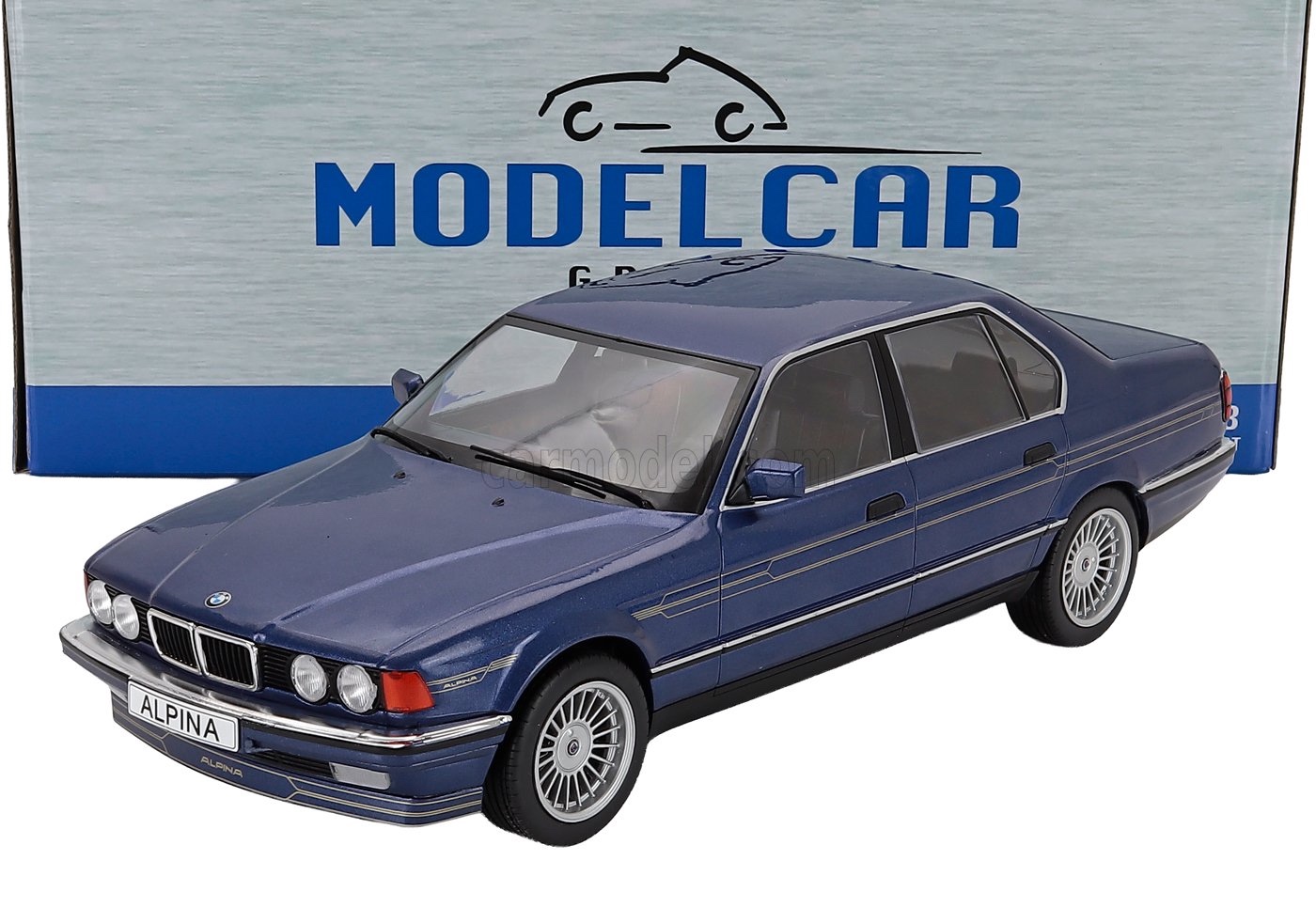 ミニカー 1/18 BMW 7シリーズ 3.5 MCG 1/18 BMW 7-SERIES 3.5 V8 ALPINA B11 (E32) 1992 BLUE MCG18232|ミニカーショップ ええもん堂