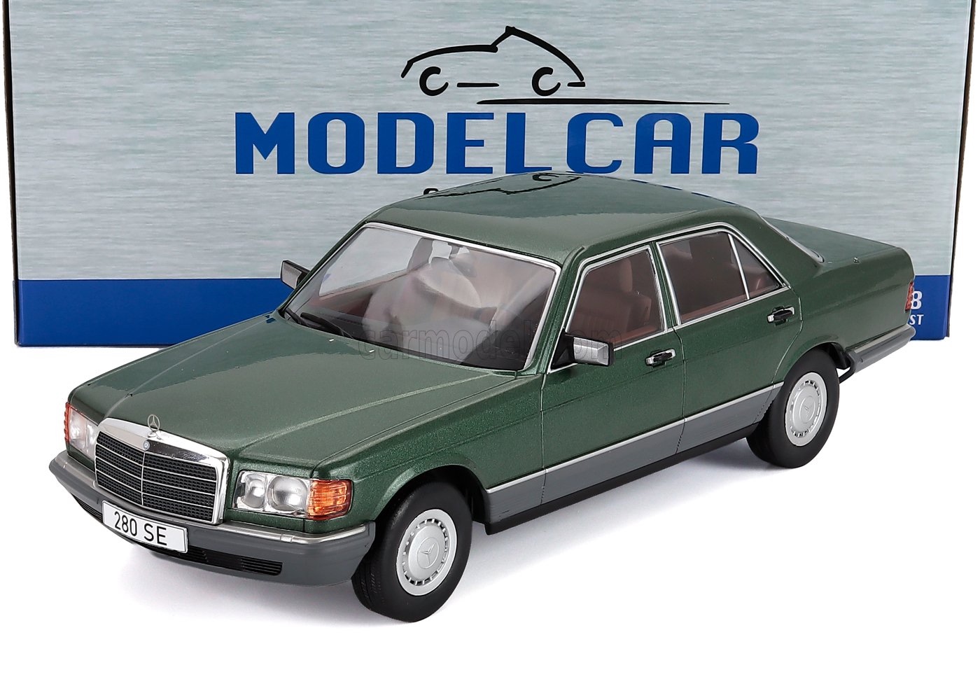 ミニカー 1/18 メルセデス ベンツ Sクラス MCG 1/18 MERCEDES BENZ S-CLASS (W126) 1979 DARK GREEN MET MCG18549