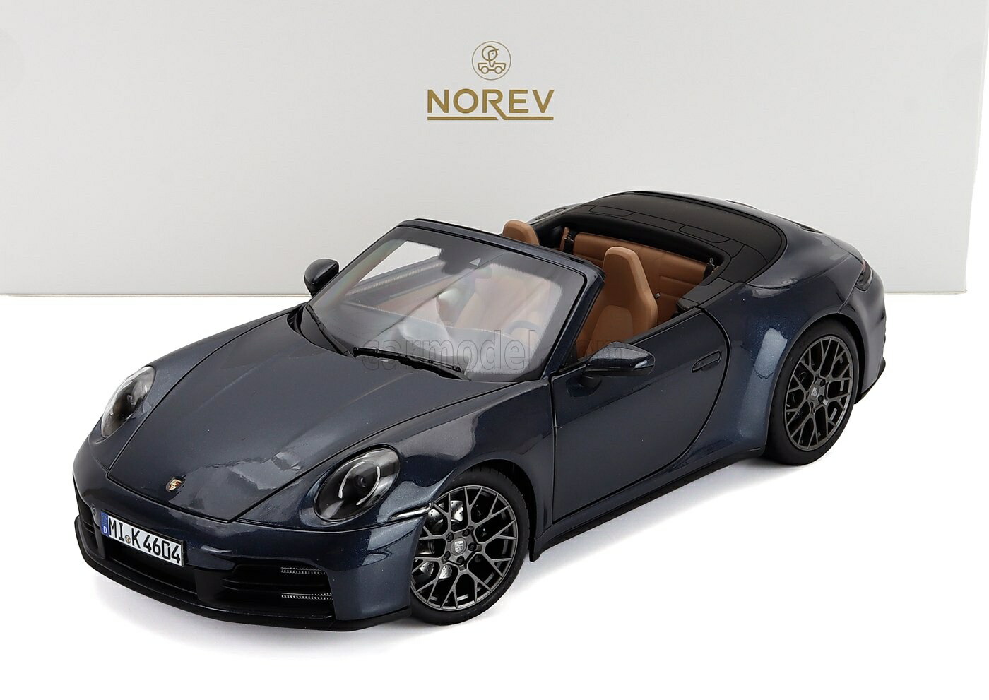 ミニカー 1/18 ポルシェ 911 カレラ ノレブ NOREV 1/18 PORSCHE 911 992-2 CARRERA CABRIOLET OPEN 2024 BLUE MET 187180