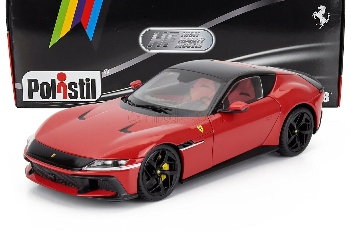 ミニカー 1/18 フェラーリ 12チリンドリ POLISTIL 1/18 FERRARI 12CILINDRI 2024 ROSSO CORSA - RED 18FE02010-WB