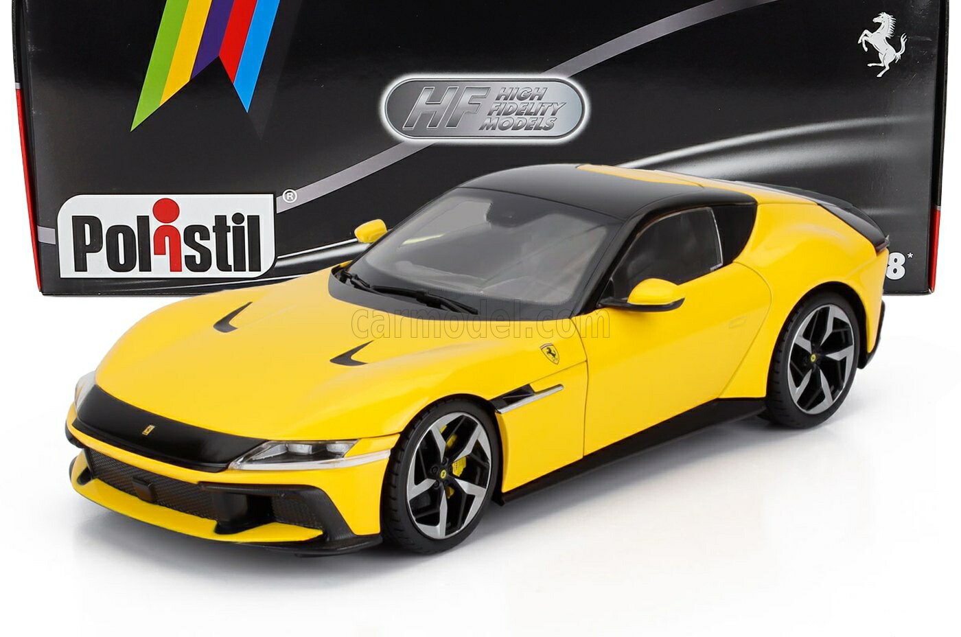 ミニカー 1/18 フェラーリ 12チリンドリ POLISTIL 1/18 FERRARI 12CILINDRI 2024 GIALLO MODENA - YELLOW 18FE02014-WB