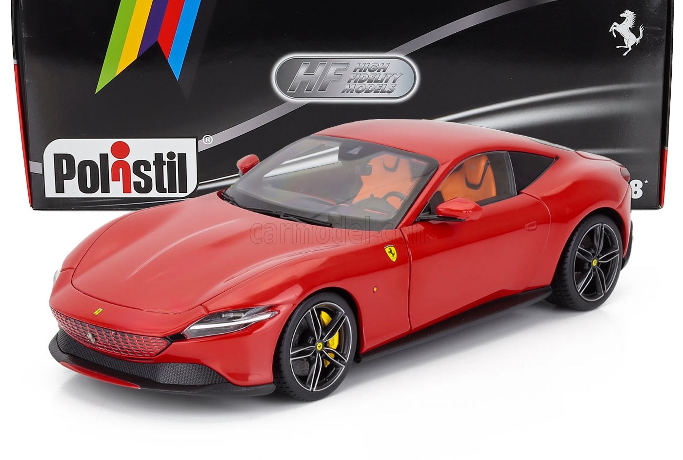 ミニカー 1/18 フェラーリ 永遠の都 POLISTIL 1/18 FERRARI ROMA 2019 ROSSO CORSA 322 - RED 18FE02040-WB