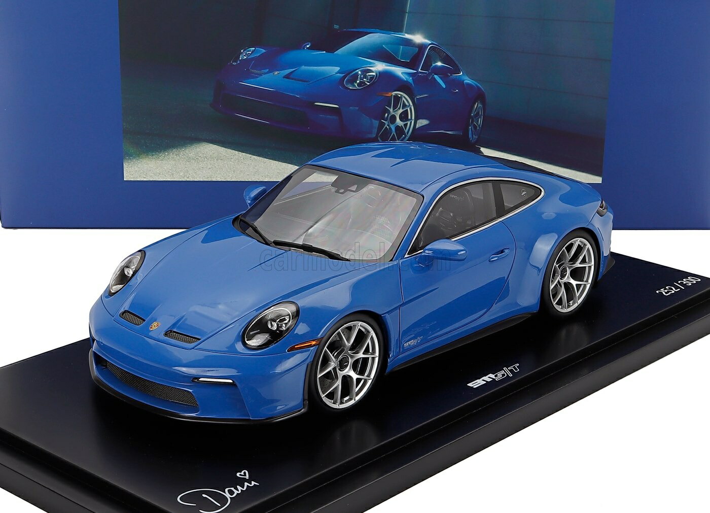 ミニカー 1/18 ポルシェ 911 SPARK-MODEL 1/18 PORSCHE 911 992 S/T COUPE SPECIAL REQUEST DANIBLUE 2024 BLUE WAP0214220T0ST