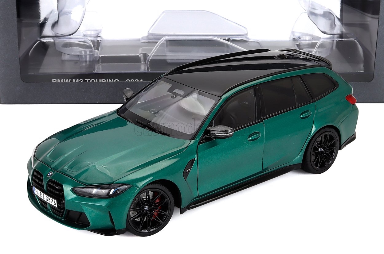ミニカー 1/18 BMW M3 ワゴン ミニチャンプス MINICHAMPS 1/18 BMW 3-SERIES M3 (G81) TOURING SW STATION WAGON 2024 GREEN MET 80435B6CBE3｜ミニカーショップ ええもん堂