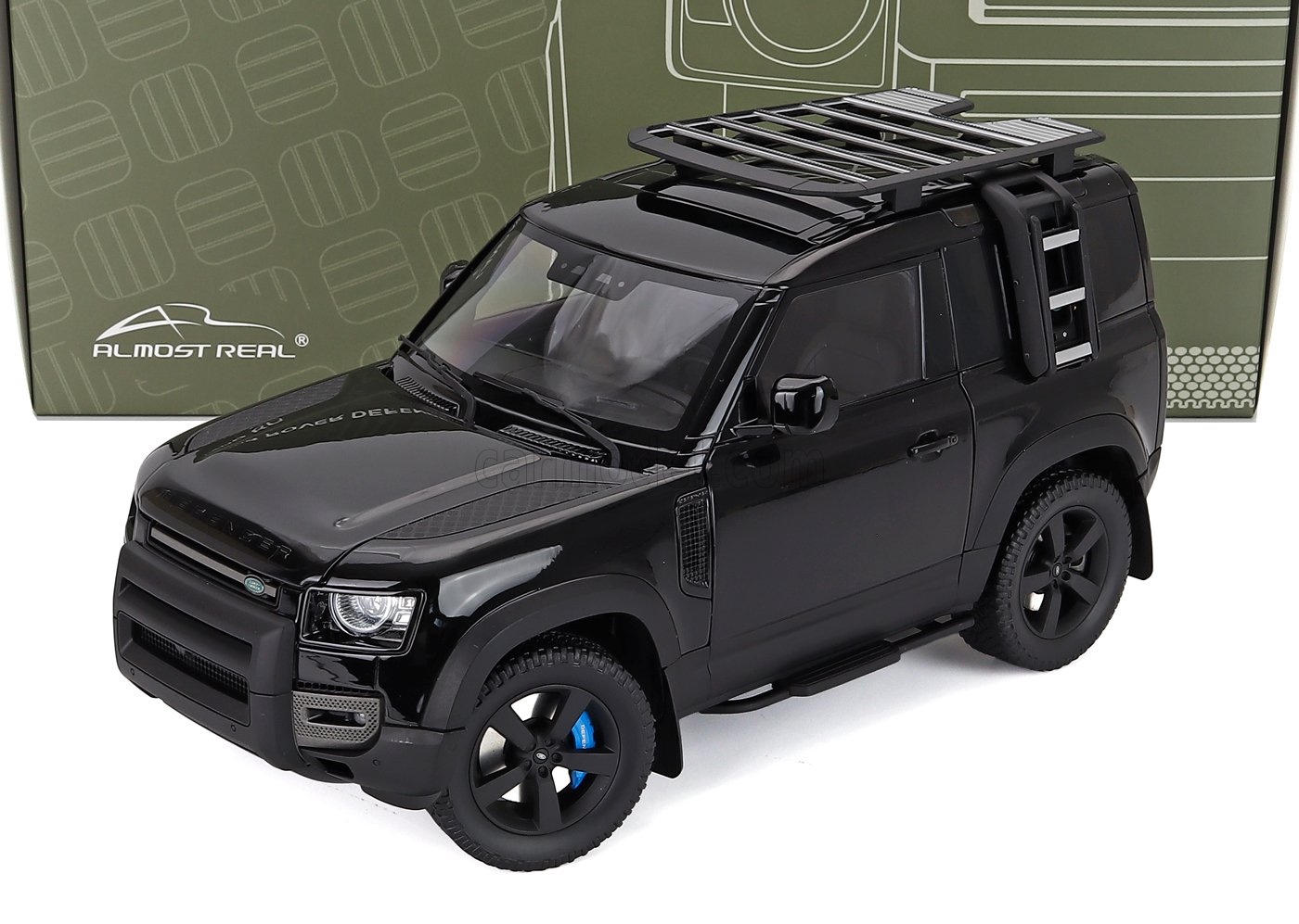 ミニカー 1/18 地びたローバー ニューディフェンダー 90 ALMOST-REAL 1/18 LAND ROVER NEW DEFENDER 90 2020 BLACK ALM810708