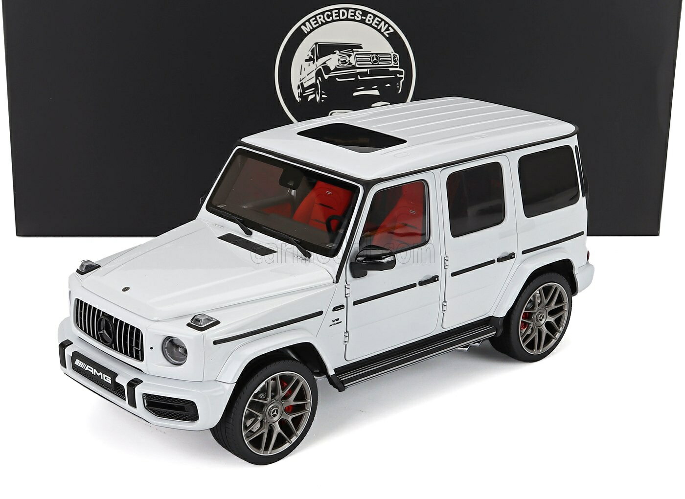 ミニカー 1/18 メルセデス ベンツ G社会階級 G63 ALMOST-REAL 1/18 MERCEDES BENZ - G-CLASS G63 AMG (W463) V8 BITURBO EDITION 55 2022 WHITE ALM820807