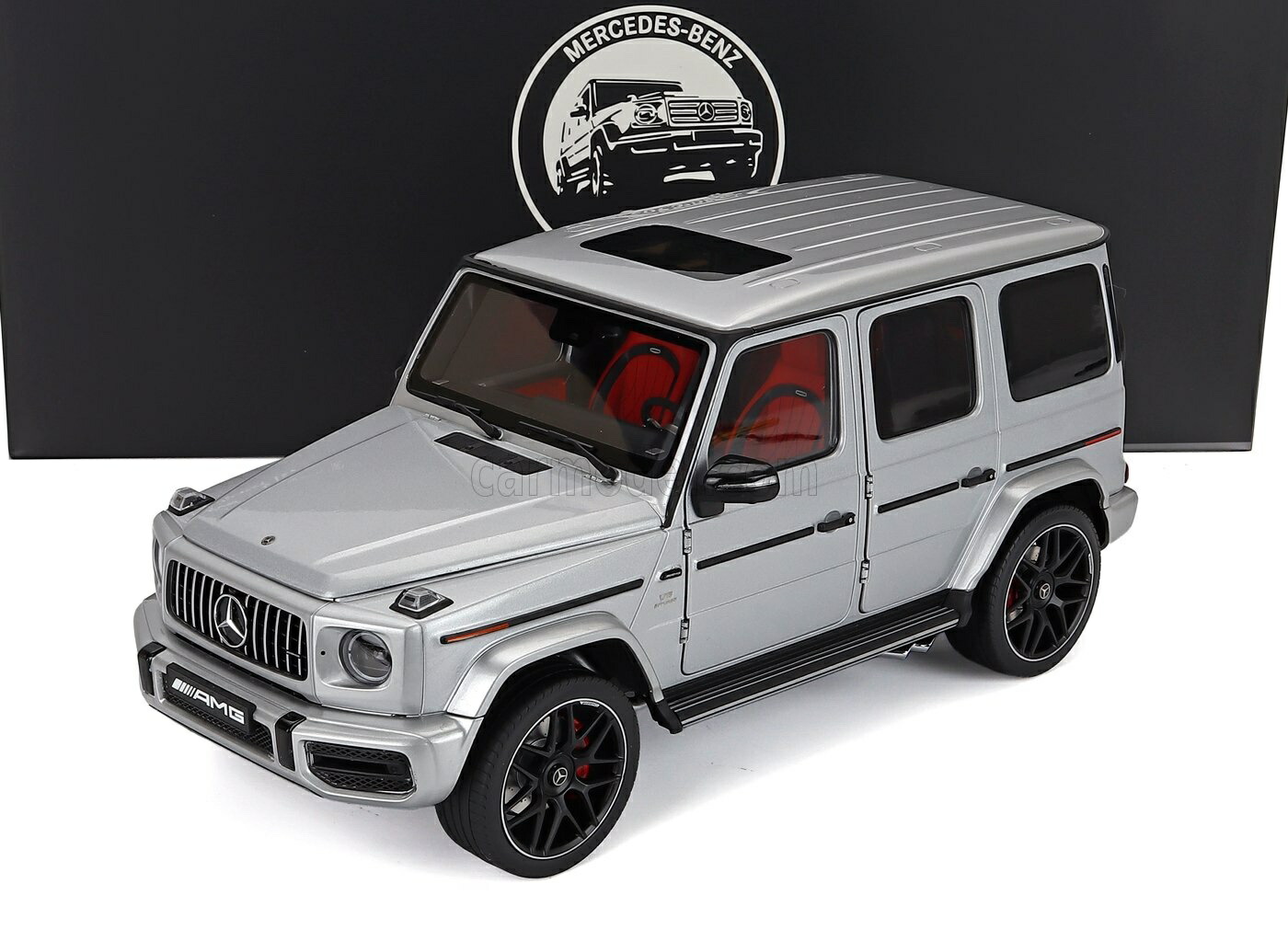 ミニカー 1/18 メルセデス ベンツ G社会階級 G63 ALMOST-REAL 1/18 MERCEDES BENZ G-CLASS G63 AMG (W463) V8 BITURBO 2019 SILVER ALM820808