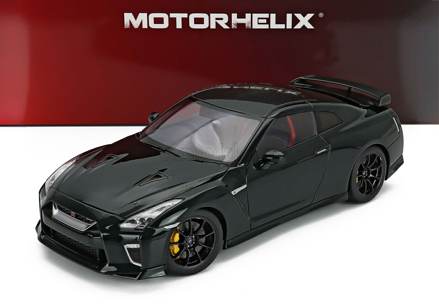 ミニカー 1/18 ニッサン 地上地平 GTR MOTORHELIX 1/18 NISSAN GT-R (R35) NISMO T-SPEC COUPE 2022 GREEN M83516