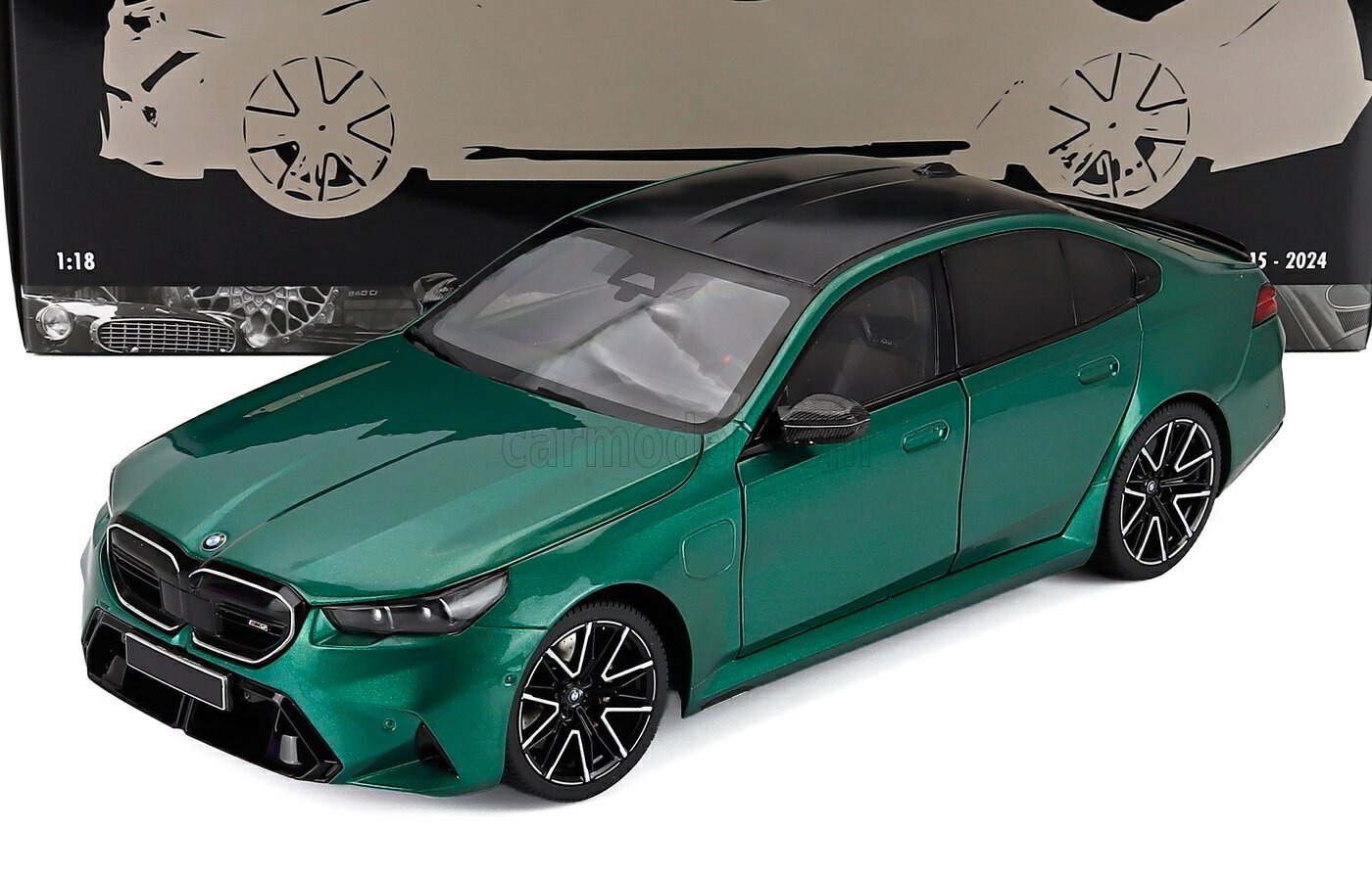 ミニカー 1/18 BMW 5つづき物 M5 ミニチャンプス MINICHAMPS 1/18 BMW 5-SERIES M5 (G90) 2024 GREEN MET 110023800