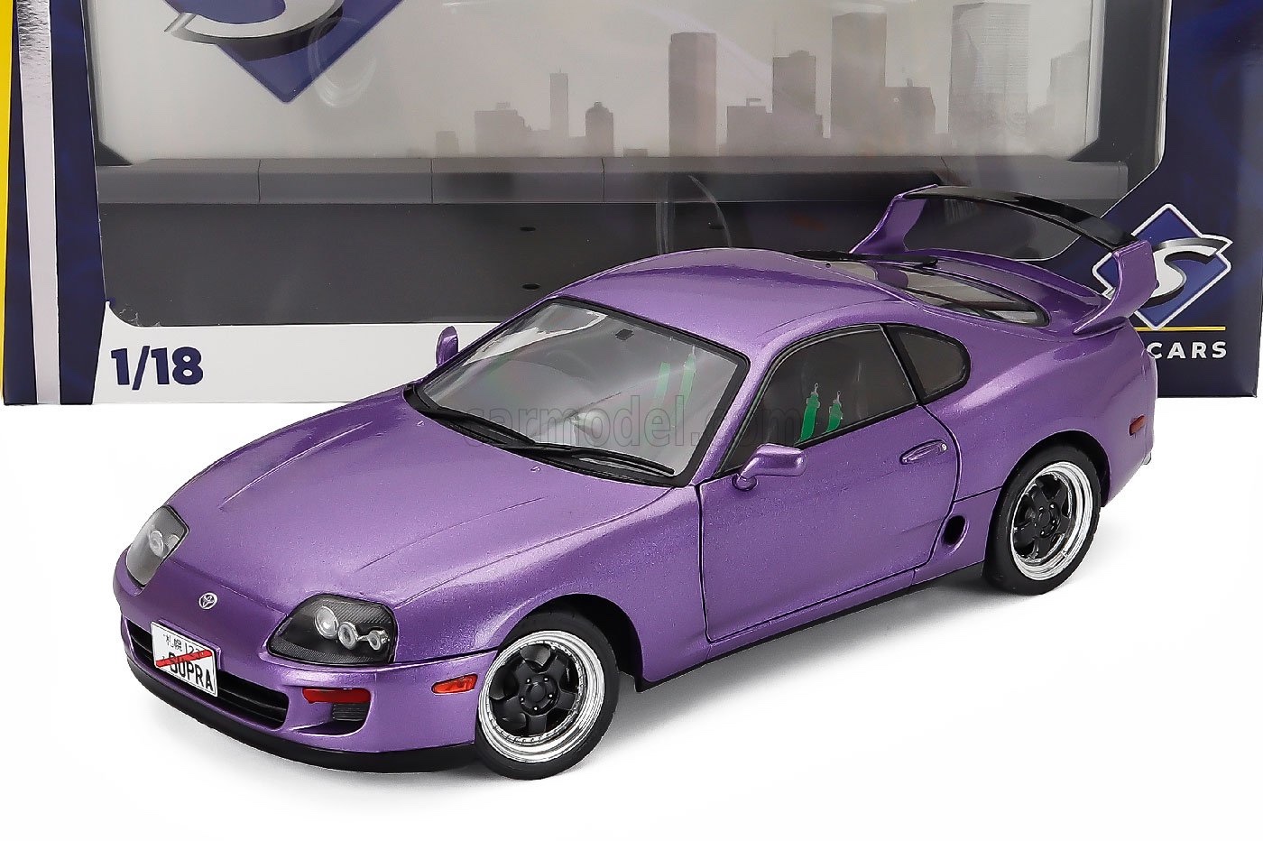ミニカー 1/18 トヨタ スープラ ソリド SOLIDO 1/18 TOYOTA SUPRA MKIV (A80) COUPE 1993 PURPLE 1807607|ミニカーショップ ええもん堂