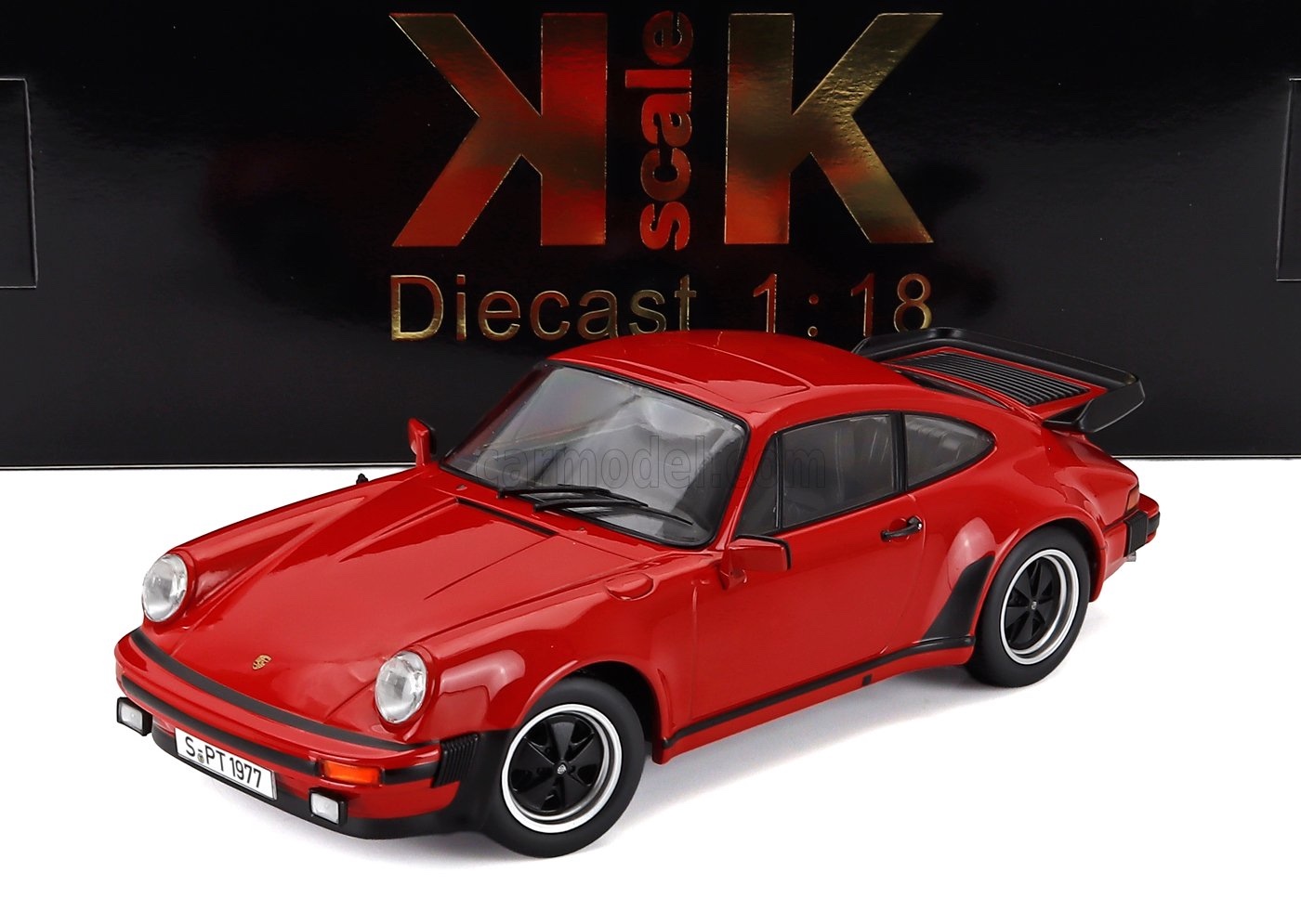 ミニカー 1/18 ポルシェ 911 KK-SCALE 1/18 PORSCHE 911 930 3.3L TURBO COUPE 1977 RED KKDC181442｜ミニカーショップ ええもん堂