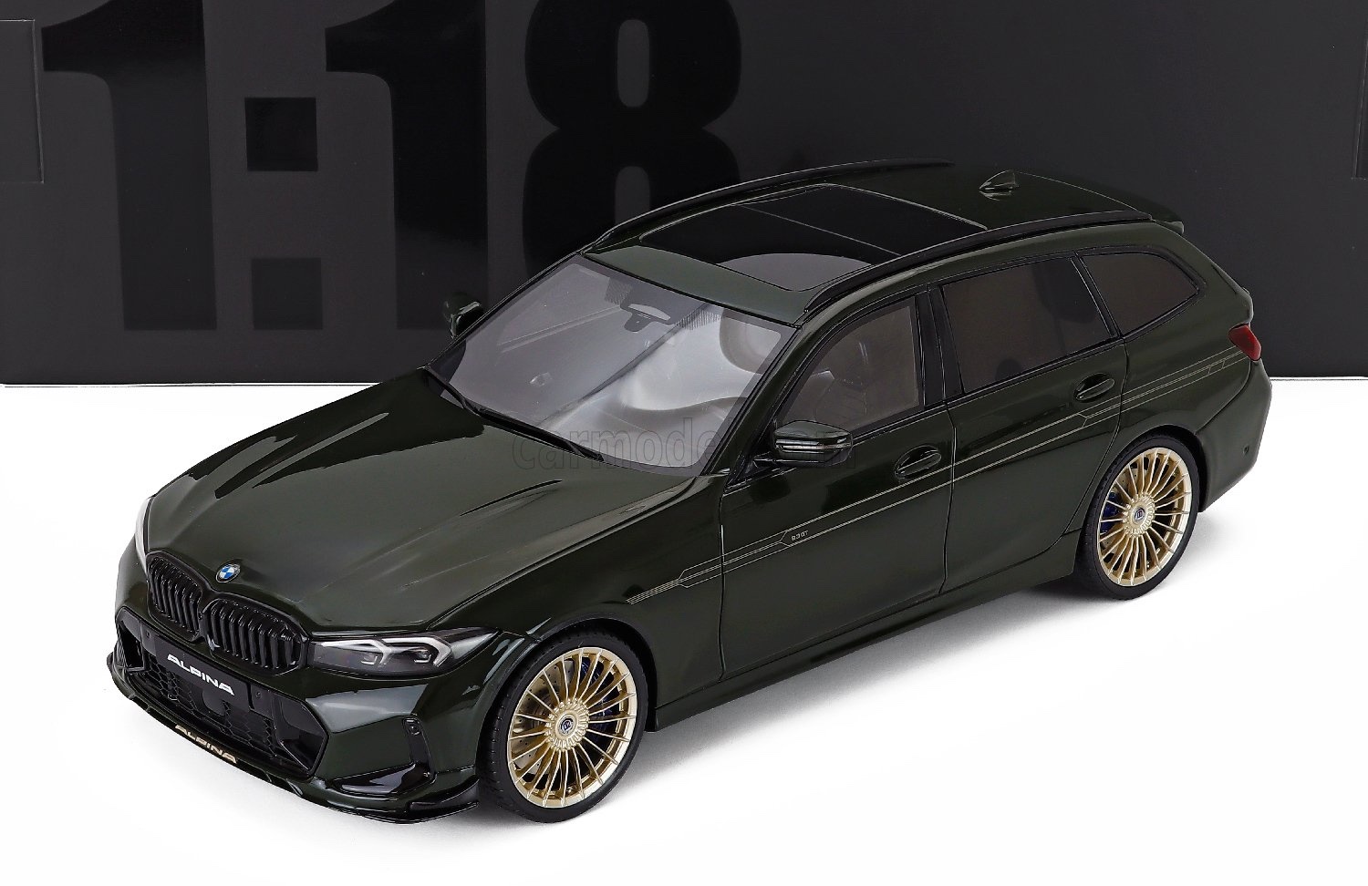 ミニカー 1/18 BMW 3シリーズ B3 GT-SPIRIT 1/18 BMW 3-SERIES ALPINA B3 TOURING SW STATION WAGON (G21) 2025 GREEN MET GT549|ミニカーショップ ええもん堂