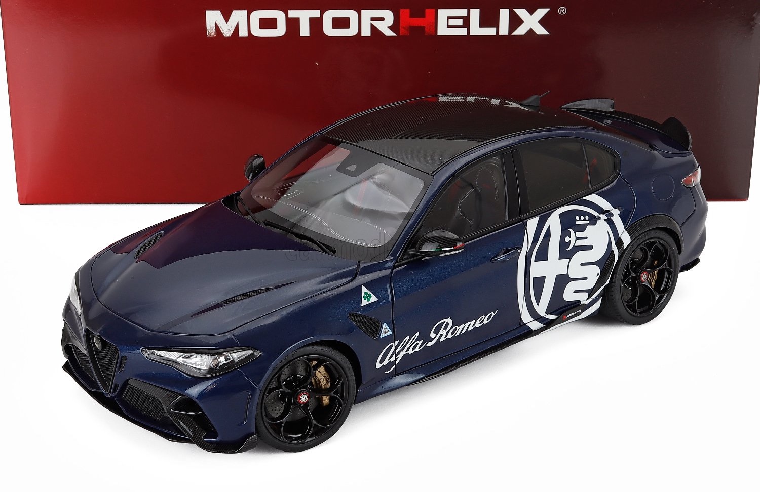 ミニカー 1/18 アルファロメオ ジュリア GTA MOTORHELIX 1/18 ALFA ROMEO GIULIA GTA 2021 MISANO BLUE M89005｜ミニカーショップ ええもん堂 89,800円
