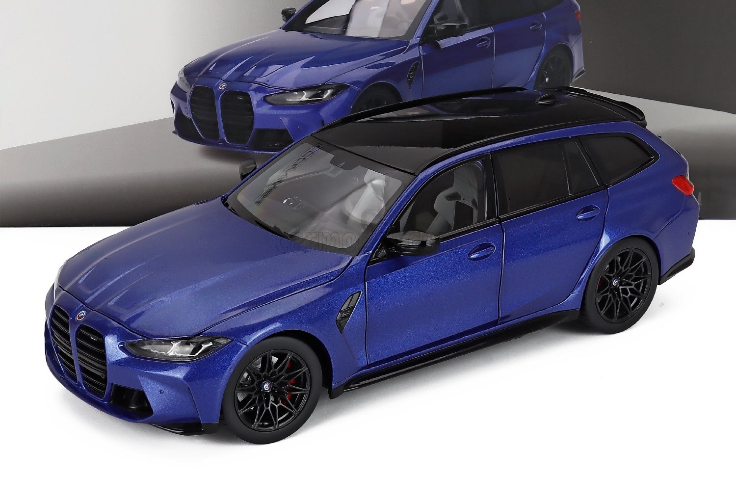 ミニカー 1/18 BMW 3シリーズ M3 TRUESCALE 1/18 BMW 3-SERIES M3 M-PERFORMANCE (G81) TOURING SW 2021 BLUE TSM181029｜ミニカーショップ ええもん堂