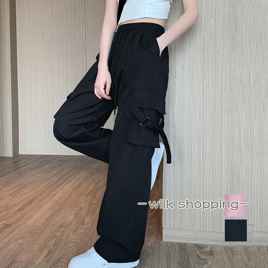 日本未入荷 CHUU★ベビーピンク カーゴワイドパンツ 楽天市場】カーゴパンツ レディース ワイドパンツ : グリッター