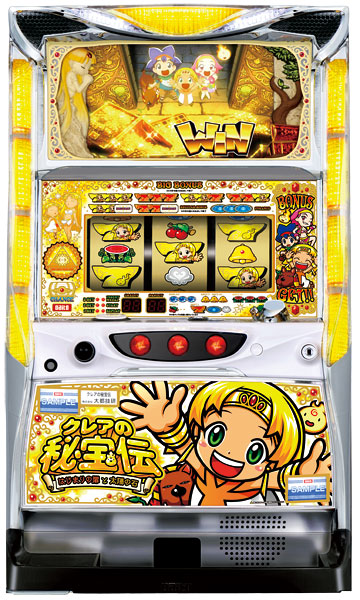 大都技研 クレアの秘宝伝～はじまりの扉と太陽の石～ 中古パチスロ実機 『コイン不要機ゴールドセット』｜A-SLOT 店