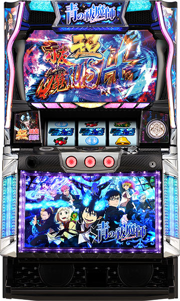 オリンピア パチスロ青の祓魔師 中古パチスロ実機 『コイン不要機ゴールドセット』画像
