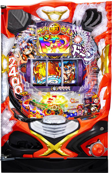 <br>SanThree Pドラム花火の源さん 枠色不問 中古パチンコ実機 『A-コントローラーPlus＋循環リフターセット』