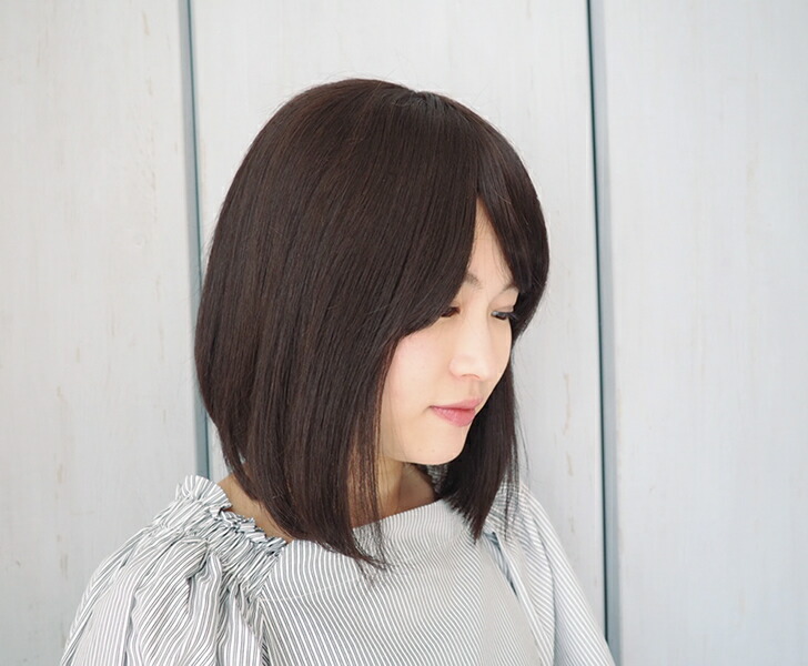 楽天市場 オプション 人毛ミックスウィッグの産毛 前髪調整 自然な可愛いウィッグ店あっちパパ