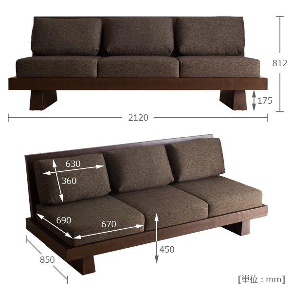 aplusliving Rakuten Global Market Sofa sofa 3 seat / Hida Japanese