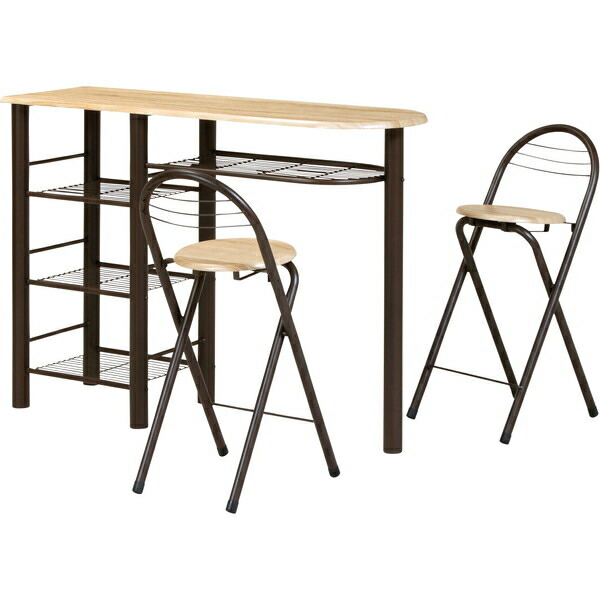 楽天市場】《弘益|KOEKI》カウンターテーブル 3点セット 幅120×高さ