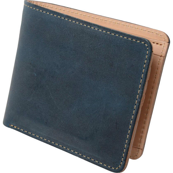 楽天市場】miuo.j ヌメ革 二つ折財布 キャメル OJ-1503 送料無料