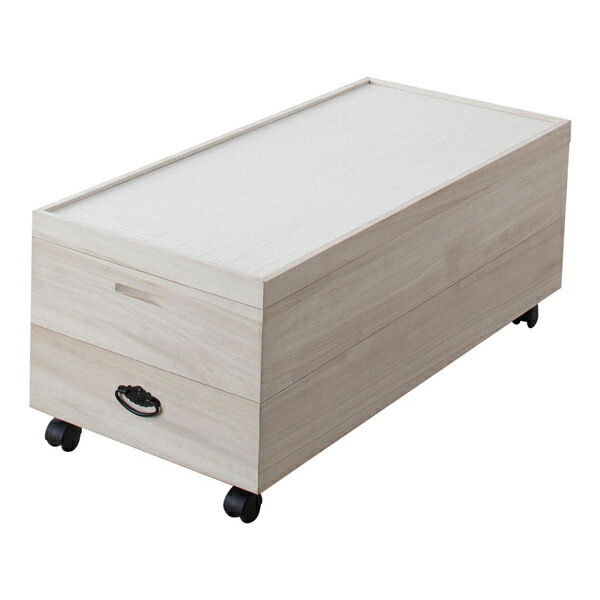 楽天市場】【本日ポイント5倍】桐衣装ケース 桐箱 2段 キャスター付き