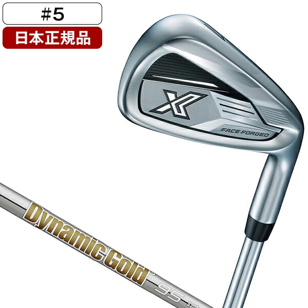 DUNLOP XXIO X-eks-(エックス) アイアン単品 2024年モデル ダイナミックゴールド95 スチールシャフト #5 R300 【日本正規品】