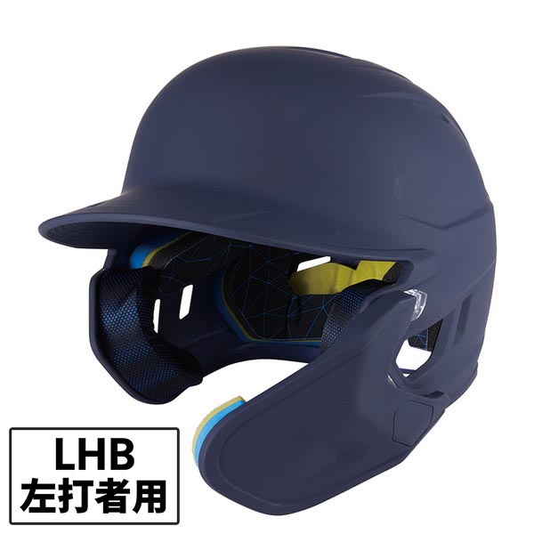 Rawlings ローリングス 野球 ヘルメット 硬式用 マッハ アジャスト 顎ガード付き 艶消し ネイビー MA07S-JPNHB-N-LHB N｜XPRICE店