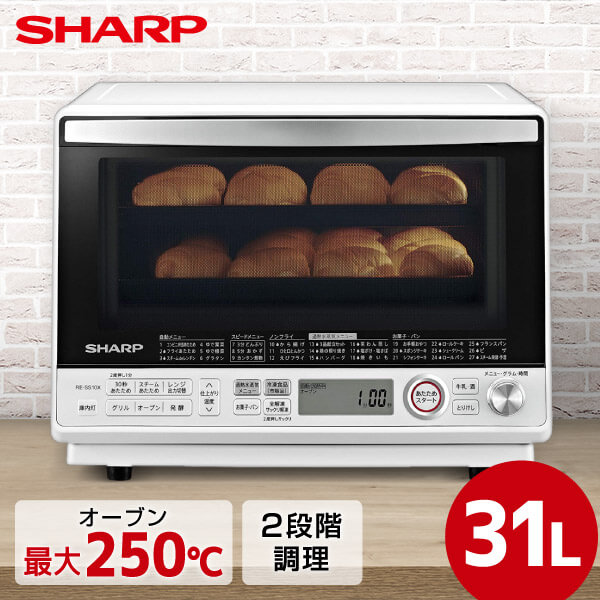 SHARP シャープ メーカー保証対応 初期不良対応 RE-SS10X-W 過熱水蒸気