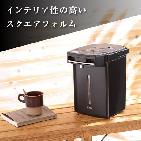 タイガー 電気ポット 蒸気レス VE電気まほうびん とく子さん 2.2