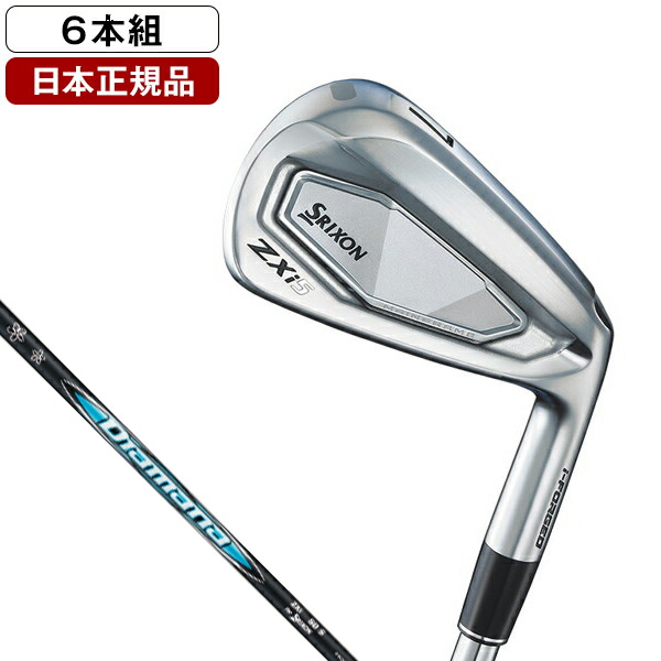 DUNLOP スリクソン Zxi5 アイアンセット6本組(#5-9、PW) 2024年モデル Diamana ZXi for IRON カーボンシャフト S 【日本正規品】