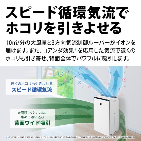 空気清浄機 シャープ KI-SX100-W ホワイト系 プラズマクラスター
