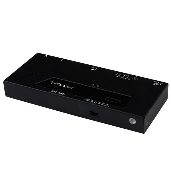 StarTech VS221HDQ [ 2入力1出力HDMIディスプレイ切替器/セレクター/スイッチ　1080p　自動/優先切替機能付き ]