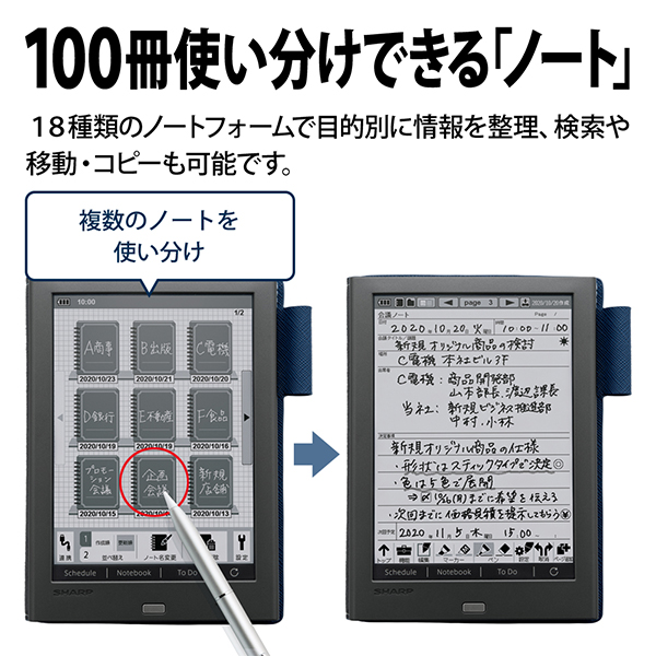 逆輸入 送料無料 Sharp Wg Pn1 ブラック系 電子ノート その他家電 Proceso Hn