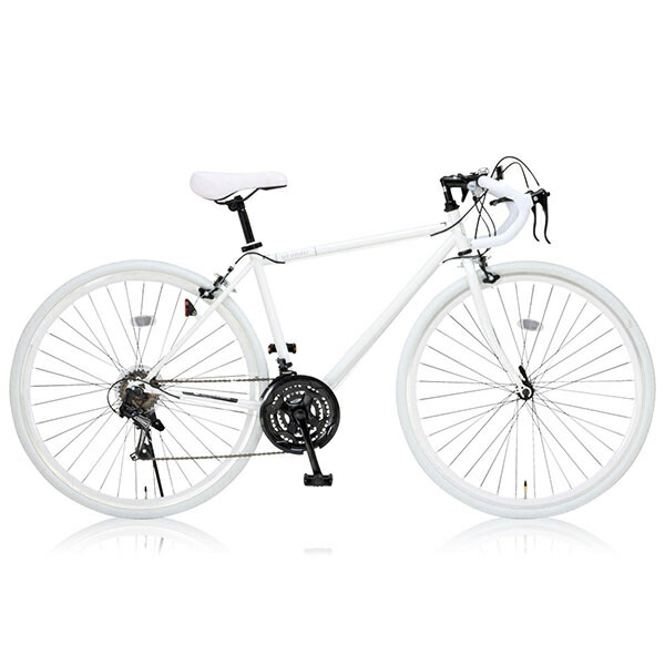 楽天市場】ロードバイク 700C LIG MOVE19247 ホワイトシマノ製7段