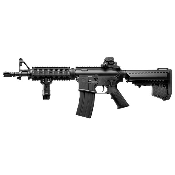 東京マルイ CQB-R（BLACK） [ 次世代電動ガン (対象年令18才以上) ] サバゲー エアガン 電動ガン 次世代 ライフル マシンガン カラス 害鳥 スズメ ネズミ除け コスプレ 小道具 威力 飛距離 精度 重厚感   安全装置  CQBRBLACK