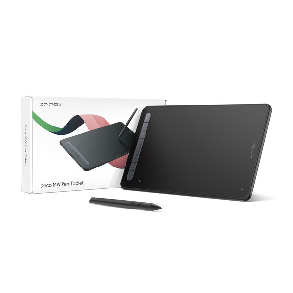 XP-PEN ITDTMW_JP ブラック Deco MW Black（製品保証18か月モデル） [ペンタブレット]