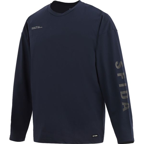 SFIDA スフィーダ フットサルウエア SA-25104 NVY SOFT DRY ロングスリーブトップス M Navy