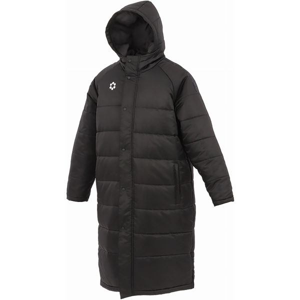 SFIDA スフィーダ フットサルウエア SA-24854 BLK BP パデッドロングコート LINE S ブラック|XPRICE店