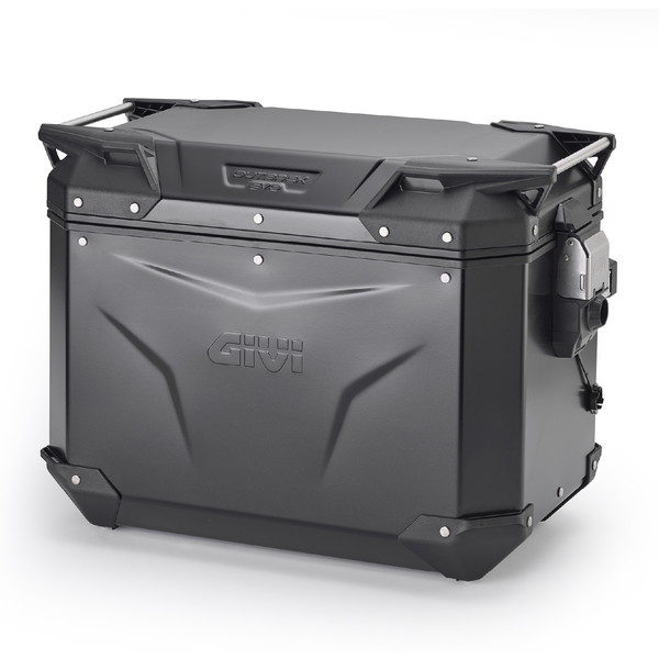 デイトナ D61286 GIVI(ジビ) バイク用 サイドケース 48L アルミ製 キーシリンダー別売 スマートセキュリティロック対応 TREKKER OUTBACK EVO SMARTシリーズ OBKEV48BL 左側用 ブラック 61286
