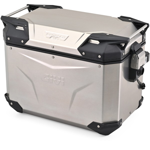 デイトナ D61290 GIVI(ジビ) バイク用 サイドケース 48L アルミ製 キーシリンダー別売 スマートセキュリティロック対応 TREKKER OUTBACK EVO SMARTシリーズ OBKEV48AL 左側用 シルバー 61290