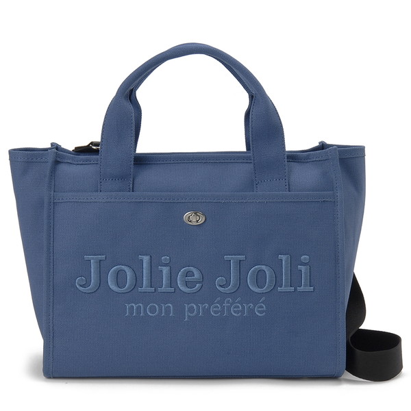 Jolie Joli ジョリージョリ キャンバストート JJ-2025121L-013 ブルー