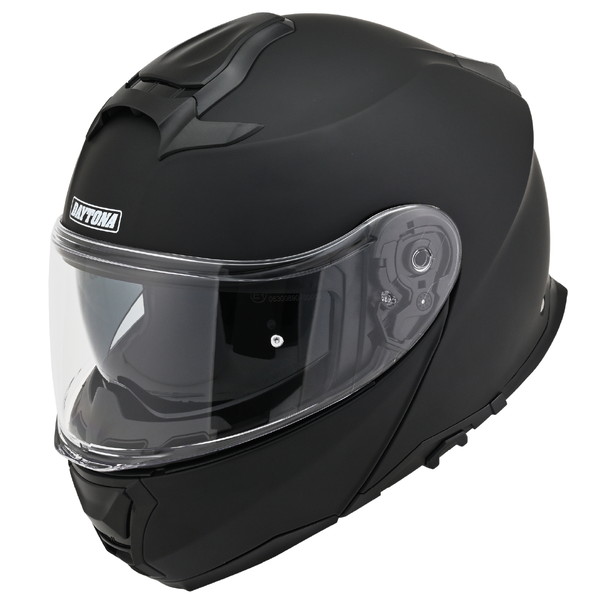 デイトナ D61134 DN010BTシステムヘルメットMBK/XL バイク用 SG規格 高強度ABS フリップアップ ピンロックシート付属 インナーバイザー / スピーカーホール装備 マットブラック XLサイズ(61-62cm)