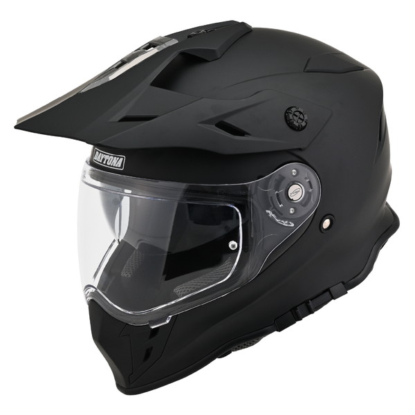 デイトナ D61114 DN008OF ADV-XヘルメットMBK/XL バイク用 SG規格 高強度ABS ピンロックシート付属 インナーバイザー装備 マットブラック XLサイズ(61-62cm)｜XPRICE店